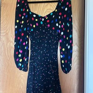 Rio x Target Black Multi Polkadot Dress